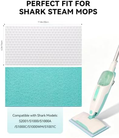 F Flammi Steam Mop Replacement Pads 6 Pack - Image 2
