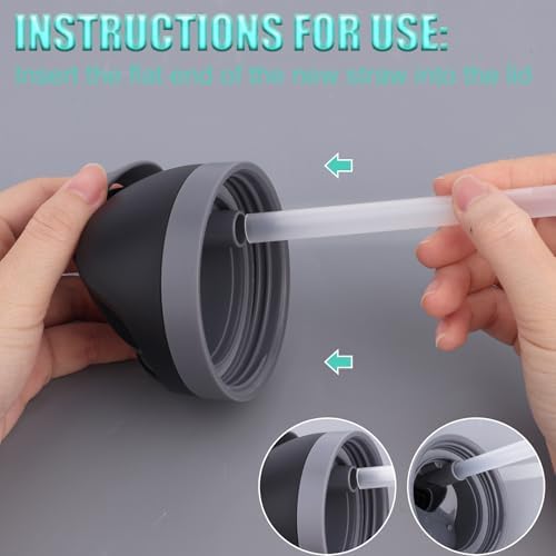 6PCS Replacement Straws for Owala Water Bottle 24 oz 32 oz Accessories - Image 5