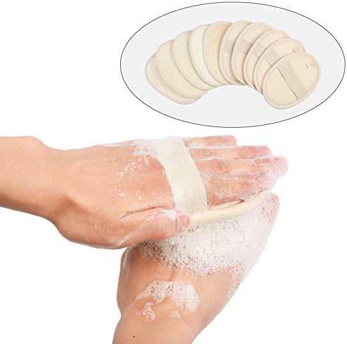 10-Pack Exfoliating Loofah Sponge Pads - Image 4