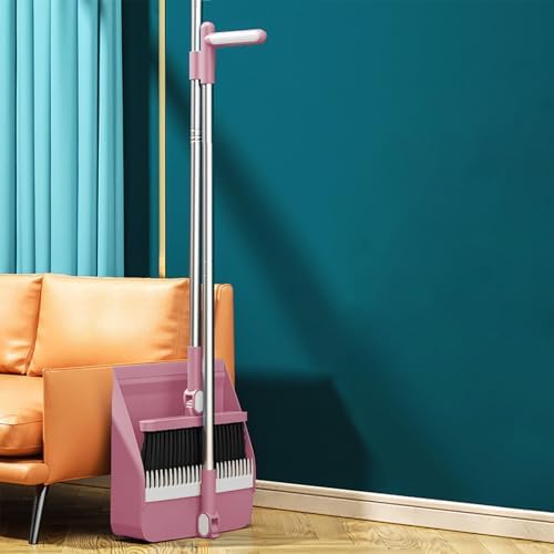Broom and Dustpan Set Foldable Hand Broom by Lovskoo