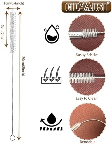 ClDYAUST Straw Cleaner Brush for Stanley Cup, Straw Cleaning Brush by 304 - Image 2