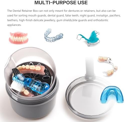 Leak Proof Travel Denture Bath Case - Image 2