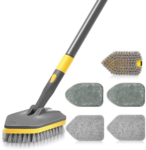 Shower Scrubber with Long Handle by DALIPER