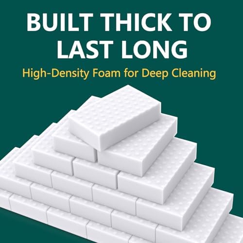 20 Pack Magic Sponges Erasers, 2X Density Long Lasting Melamine Sponge in Bulk - Image 2