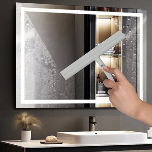 Shower Squeegee for Glass Doors, Full Silicone Jacketed Squeegee - Image 5