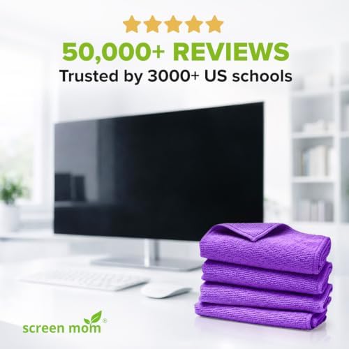 Screen Cleaner 4-Pack Microfiber Cloths - Image 6