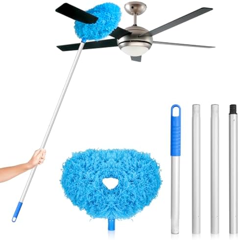 FONUNO Ceiling Fan Cleaner Duster High Ceiling Extended Fan Blade Cleaner by FONUNO