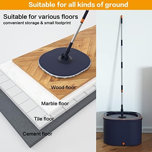 Flat Floor Mop and Bucket System Set - Image 5