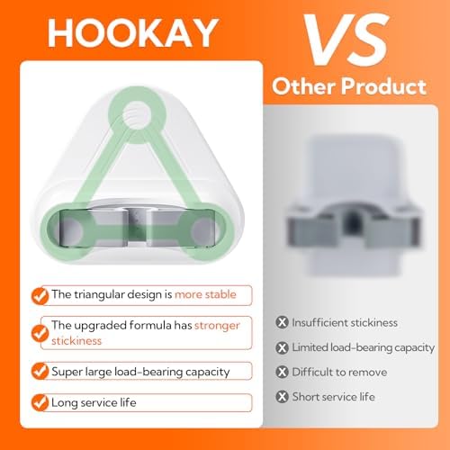 hookay 10lbs Broom and Mop Grippers, Damage-Free Hanging Wall Mount Broom Holder - Image 2