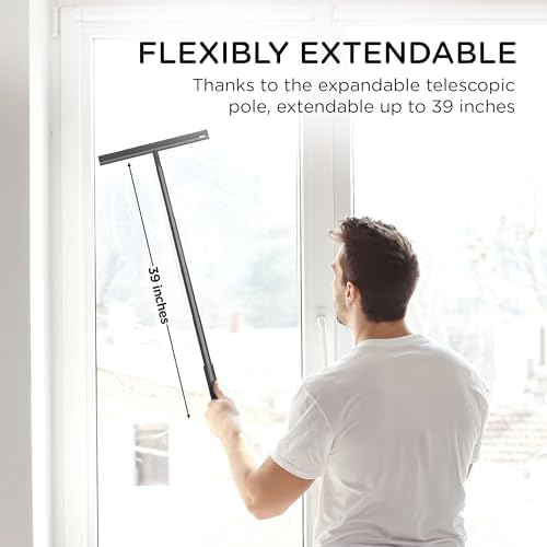 Telescopic Shower Squeegee Black - - Image 2