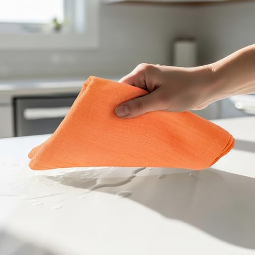 Utopia Kitchen Orange Flour Sack Towels 100% Cotton - Image 6