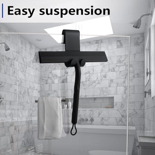 wlich 8 Inch Shower Squeegee, Silicone Squeegee - Image 6