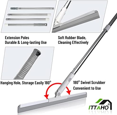 Floor Squeegee, Squeegee Broom for Floor - Image 4