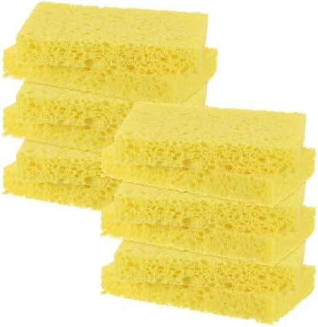 M METERXITY 12-Pack Kitchen Sponges, Condense Eco Cellulose Non-Scratch Scrub by MMETERXITY