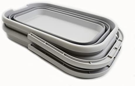 SAMMART 12L Collapsible Rectangular Handy Bucket/Multiuse Foldable Water Pail - Image 2