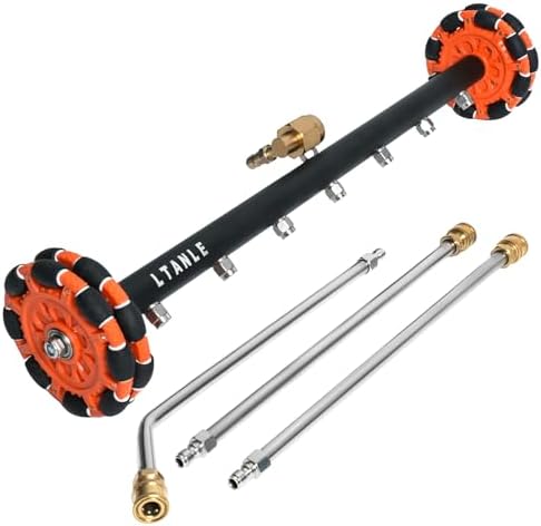 2-in-1 Can Move Horizontally Pressure Washer Undercarriage Cleaner Water by Unknown
