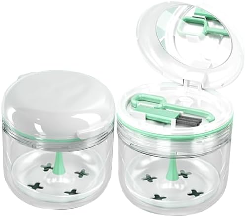 Denture Bath Cup，Retainer Cleaner Case Box, Night Mouth Guard Case Holder by Aidarmollcomingonlyforyou
