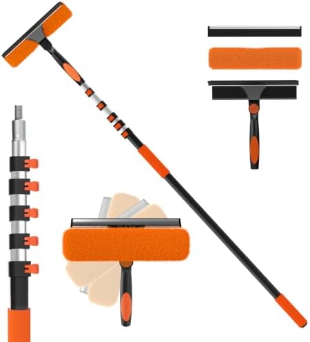 25FT Reach Window Squeegee Kit by Veebuyla