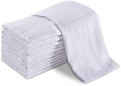 Cleaning Towels, 100% Cotton Bar Mops, 120 Pack by GrokoTextiles