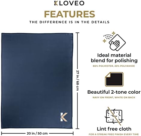 KLOVEO Wine Glass Polishing Cloths - Image 2