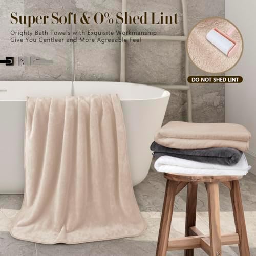 Orighty Bath Towels, Soft Feel Bath Towel, 4 Pack - Image 2