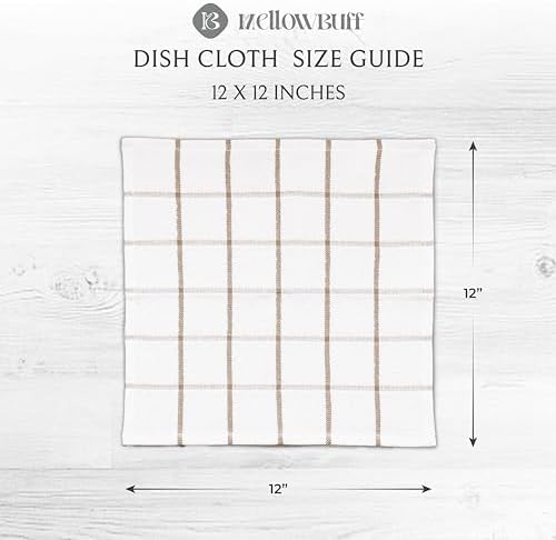 100% Cotton Terry Dish Cloth & Dish Towel, 8 Pack, Super Soft and Absorbent - Image 4