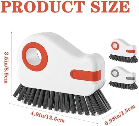 2 in 1 Groove Cleaning Brush, New Window Track Cleaning Tools Multifunction - Image 2