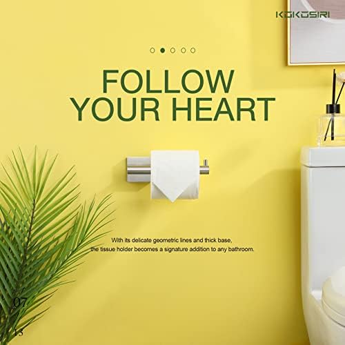 KOKOSIRI Toilet Paper Holder Tissue Paper Dispenser - Image 3