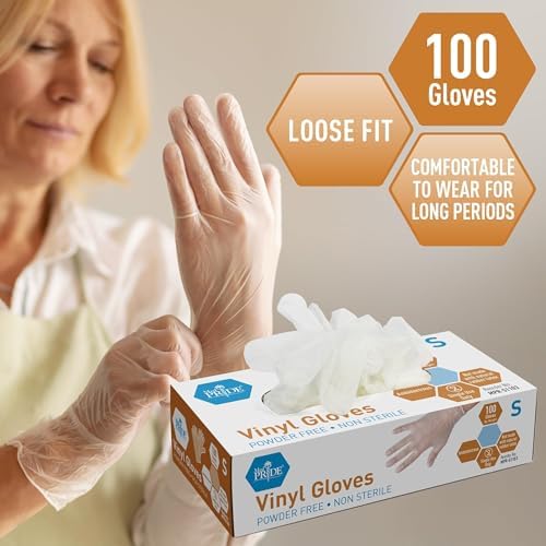 MedPride General Purpose Powder-Free Vinyl Gloves - Image 6