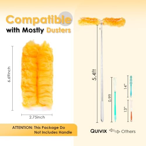 20 Count Compatible with Swiffer Heavy Duty Duster Refills, Unscented 360° - Image 3