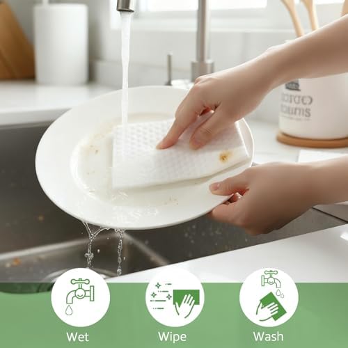 20 Pack Magic Eraser Sheets Thin Melamine Sponge Cleaning Pads - Image 5