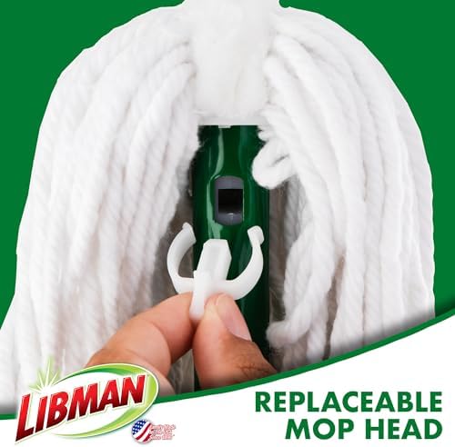 Libman Tornado Mop Refill, Cotton Twist Mop Head, Machine Washable, 3 Pack - Image 3