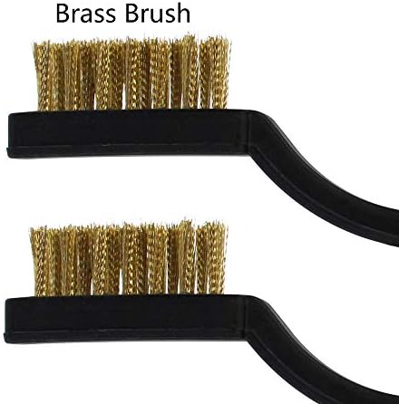 Topbuti 15 Pcs Mini Brass Wire Brush Set - Image 3