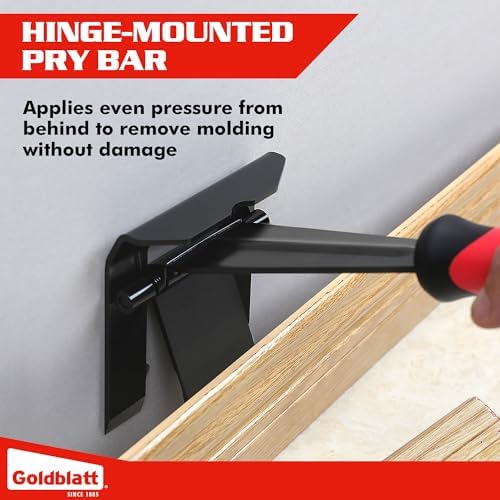 Goldblatt Trim Puller, 4-Inch Tile Removal Tool Baseboard Removal Tool - Image 3