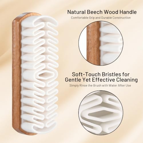 3PCS Suede Brush for Shoes, Suede & Nubuck Cleaning Kit - Image 4