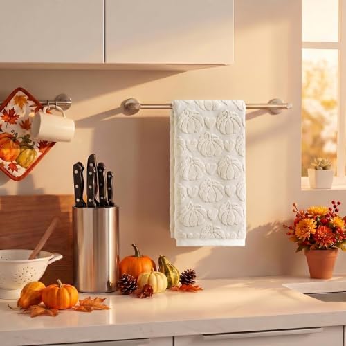 Artoid Mode 1 Pc Beige 3D Heart Pumpkin Jacquard Hand Towel - Image 2