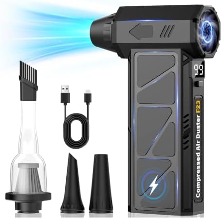 Compressed Air Duster, 150000RPM Electric Air Duster by AOTONOK