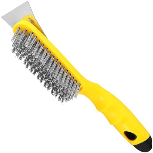 Wire Scratch Brush with Metal Scraper by Chanharm