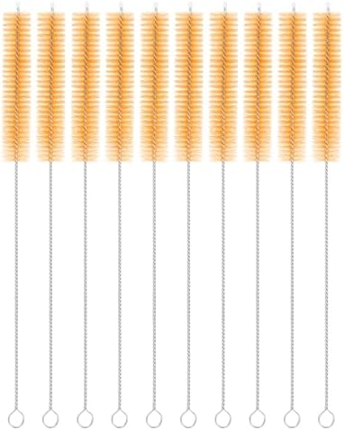 uxcell 10Pcs Drinking Straw Cleaning Brushes, Sippy Cup, Bottle and Tube by uxcell