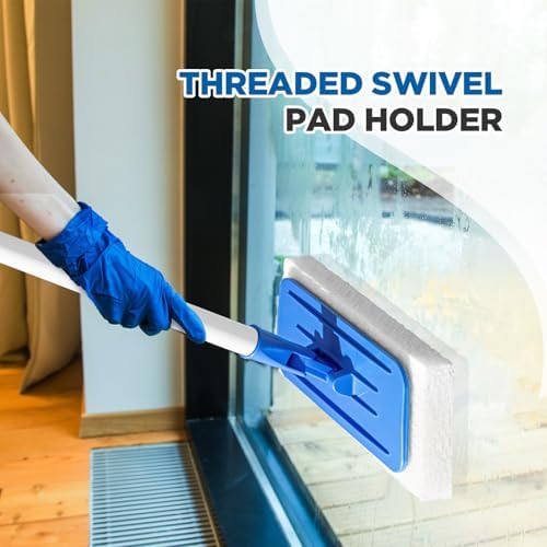 Maxdot 24 Pcs Swivel Threaded Scrub Floor Pad Holder - Image 6
