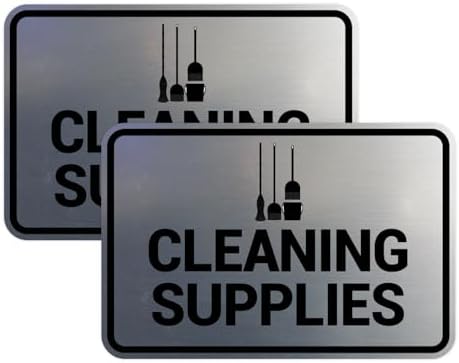 Signs ByLITA Classic Framed Cleaning Supplies Sign by SignsByLITA