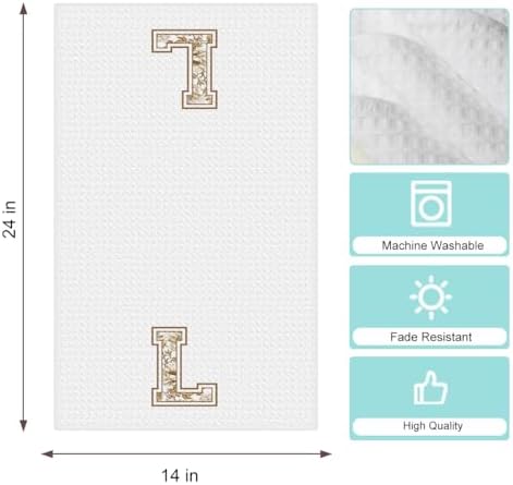 Chinoiserie Initial Kitchen Towels, Personalized Kitchen Towels, Personalized - Image 6