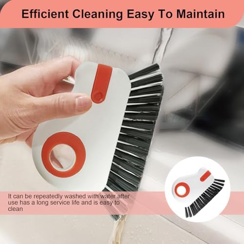 2 Pcs 2 in 1 Window Track Cleaner, Groove Cleaning Brush - Image 4