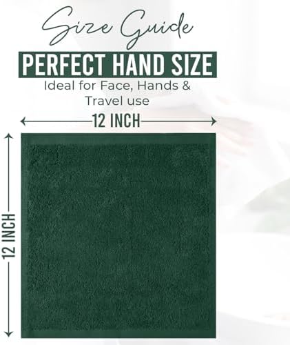 DAN RIVER 24 Pack Cotton Wash Cloths Set - Image 2