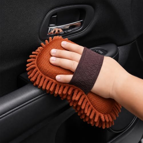 Microfiber Car Wash Sponge, Scratch-Free Vehicle Washing Mitt - Image 6