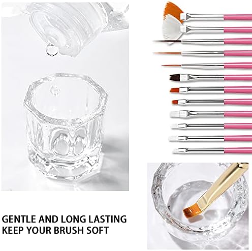 Nail Brush Cleaner 120ml Gel Solution - Image 3
