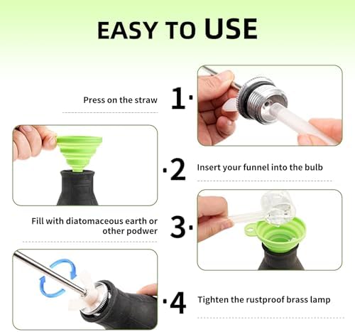 Diatomaceous Earth Powder Duster Set, Diatomaceous Earth Power Dispenser - Image 5