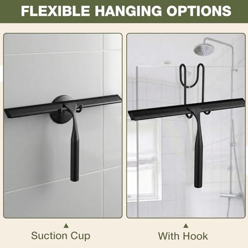 FARMER 10-Inch Shower Squeegee for Glass Doors, Windows and Mirrors - Image 2