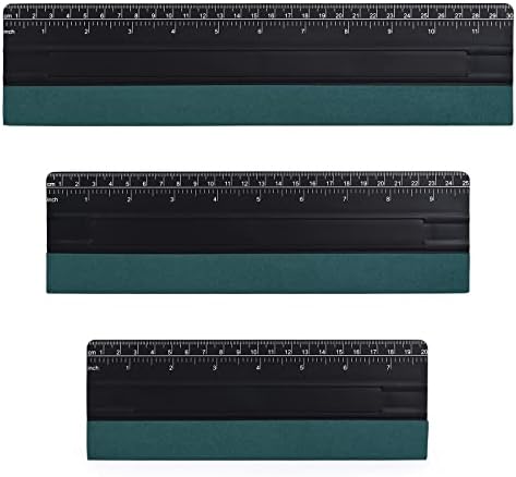 EHDIS Large Vinyl Squeegee Window Tint Tool 3PCS Big Size Felt Edge Wrap Scraper by EHDIS