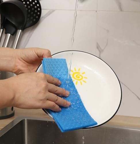 MoLKENE Swedish Dishcloths for Kitchen, 6 Pack Reusable Paper Towels - Image 4